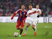 Fussball 1. Bundesliga Saison 14/15: VfB Stuttgart - FC Bayern Muenchen