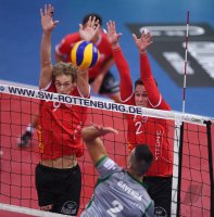 Volleyball 1. Bundesliga  Saison 17/18:  TV Rottenburg -  Netzhopers KW