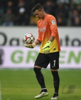 Fussball, 1. Bundesliga  Saison 2014/2015: VfL Wolfsburg - SC Freiburg