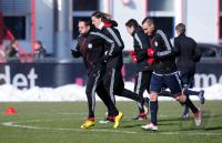 Fussball 1. Bundesliga : Training beim FC Bayern Muenchen