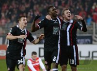 Fussball DFB Pokal Achtelfinale 13/14 : JUBEL 1. FC Kaiserslautern