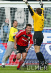 Fussball 1. Bundesliga: Leverkusen - Berlin, Jubel n 1:0