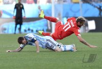 FUSSBALL WM 2014, ACHTELFINALE: Argentinien - Schweiz