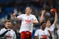 Fussball International, Champions League Saison 2011/2012: Diego Contento, Bastian Schweinsteiger , David Alaba, Mario Gomez (v. li., FC Bayern Muenchen)