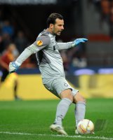 Fussball: Europa League Saison 2012/2013: Torwart Handanovic Samir (Inter Mailand)
