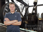 Frank Rost auf dem Hochofen