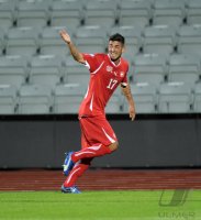 Fussball U21-Europameisterschaft 2011:  Jubel Frank Feltscher (Schweiz)