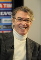 FUSSBALL  International CHL 10/11:  Praesident Massimo Moratti (inter Mailand)