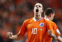 Fussball   International  JUBEL Robin VAN PERSIE  (Holland)