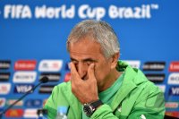 FUSSBALL WM 2014  Achtelfinale PK; Trainer Algerien Vahid Halilhodzic (Bosnien-Herzegowina)