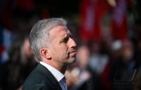 Gegendemo zum Streitgespraech OB Palmer und AfD Landesvorsitzender Frohnmaier in Tuebingen