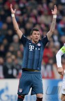 Fussball CHL  Saison 2013/2014: Mario Mandzukic (FC Bayern Muenchen)