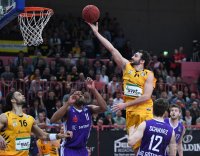 Basketball 1. Bundesliga 16/17 Hauptrunde: Walter Tigers Tuebingen - BG Goettingen