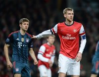 Fussball International CHL Saison 13/14: Arsenal London - FC Bayern Muenchen