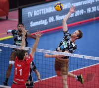 Volleyball 1. Bundesliga  Saison 19/20:  TV Rottenburg - WWK Volleys Herrsching