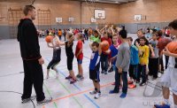 Basketball 1. Bundesliga 13/14:  Partnerschaft der Walter Tigers Tuebingen Geschwister-Scholl-Schule