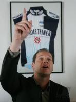 Radsport; Prudhomme besucht Team Gerolsteiner