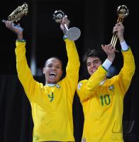 FIFA Confed Cup 2009: KAKA und Luis Fabiano (Brasilien)