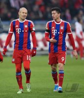 Fussball 1. Bundesliga Saison 14/15: JUBEL FC Bayern Muenchen