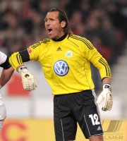 Fussball 1. Bundesliga : Andre Lenz (VfL Wolfsburg)