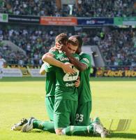 Fussball 1. Bundesliga 08/09  VfL Wolfsburg - SV Weder Bremen