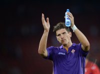Fussball Europa League Saison 2013/2014: JUBEL Mario Gomez (AC Florenz)