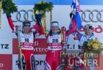SKI  WM 2003  St.Moritz DamenKombination Siegerehrung