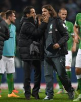 Fussball, 1. Bundesliga  Saison 2014/2015: SV Werder Bremen - VfB Stuttgart