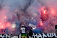 Fussball, 1. Bundesliga  Saison 2014/2015 Relegation: Karlsruher SC - Hamburger SV