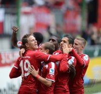 Fussball 2. BUNDESLIGA 13/14 : JUBEL Marcel Gaus (1. FC Kaiserslautern)