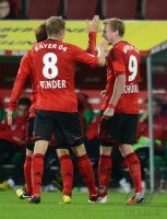Fussball 1. Bundesliga, Saison 2012/2013:  FC Augsburg - Bayer 04 Leverkusen