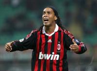 FUSSBALL SERIE A:  JUBEL Ronaldinho  (AC Mailand)