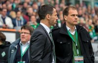 Fussball, 1. Bundesliga  Saison 2014/2015: SV Werder Bremen - Borussia Moenchengladbach