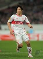 FUSSBALL  UEFA Europa League  10/11:  Shinji Okazaki (VfB Stuttgart)