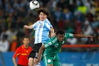 FUSSBALL WM 2010,  VORRUNDE:  Argentinien - Nigeria