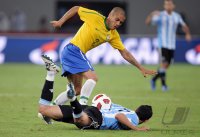 FUSSBALL INTERNATIONAL:  Argentinien - Brasilien