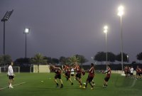 Fussball 1. Bundesliga 11/12: FC Bayern Muenchen Training in Doha