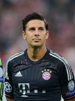 Fussball CHL  Saison 12/13: Claudio Pizarro (FC Bayern Muenchen)