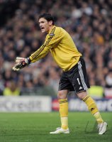 Fussball CHL  Saison 2010/2011:  Hugo Lloris (Lyon)