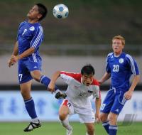 FUSSBALL INTERNATIONAL:  Mun In Guk  (Nordkorea)
