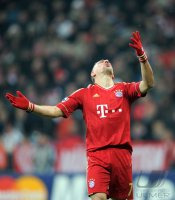 Fussball CHL  Saison 2011/2012:  Franck Ribery (FC Bayern Muenchen)