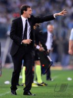 FUSSBALL SERIE A:  Trainer Massimilliano Allegri (AC Mailand)