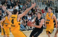 Basketball 1. Bundesliga 2012/2013 Testspiel:  Walter Tigers Tuebingen - Neckar Riesen Ludwigsburg