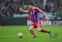 Fussball, 1. Bundesliga  Saison 2014/2015: SV Werder Bremen - FC Bayern Muenchen