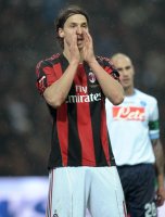 FUSSBALL SERIE A:  Zlatan Ibrahimovic (AC Mailand)