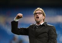FUSSBALL INTERNATIONAL CHL HALBFINALE 12/13: SCHLUSSJUBEL Borussia Dortmund Trainer Juergen Klopp