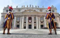 Rom;  Papst Franziskus I. spricht den Urbi Et Orbi Segen