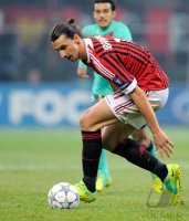 Fussball CHL  Saison 2011/2012:  Zlatan Ibrahimovic (AC Mailand)