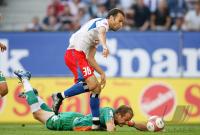 Fussball 1. Bundesliga: Hamburg - Bremen