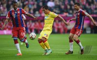 Fussball 1. Bundesliga Saison 14/15: FC Bayern Muenchen - TSG 1899 Hoffenheim